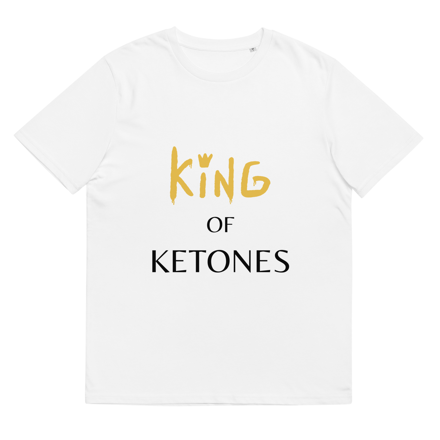 Unisex-Bio-Baumwoll-T-Shirt "King of Ketones"