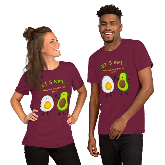 Unisex-T-Shirt "Let´s Keto"