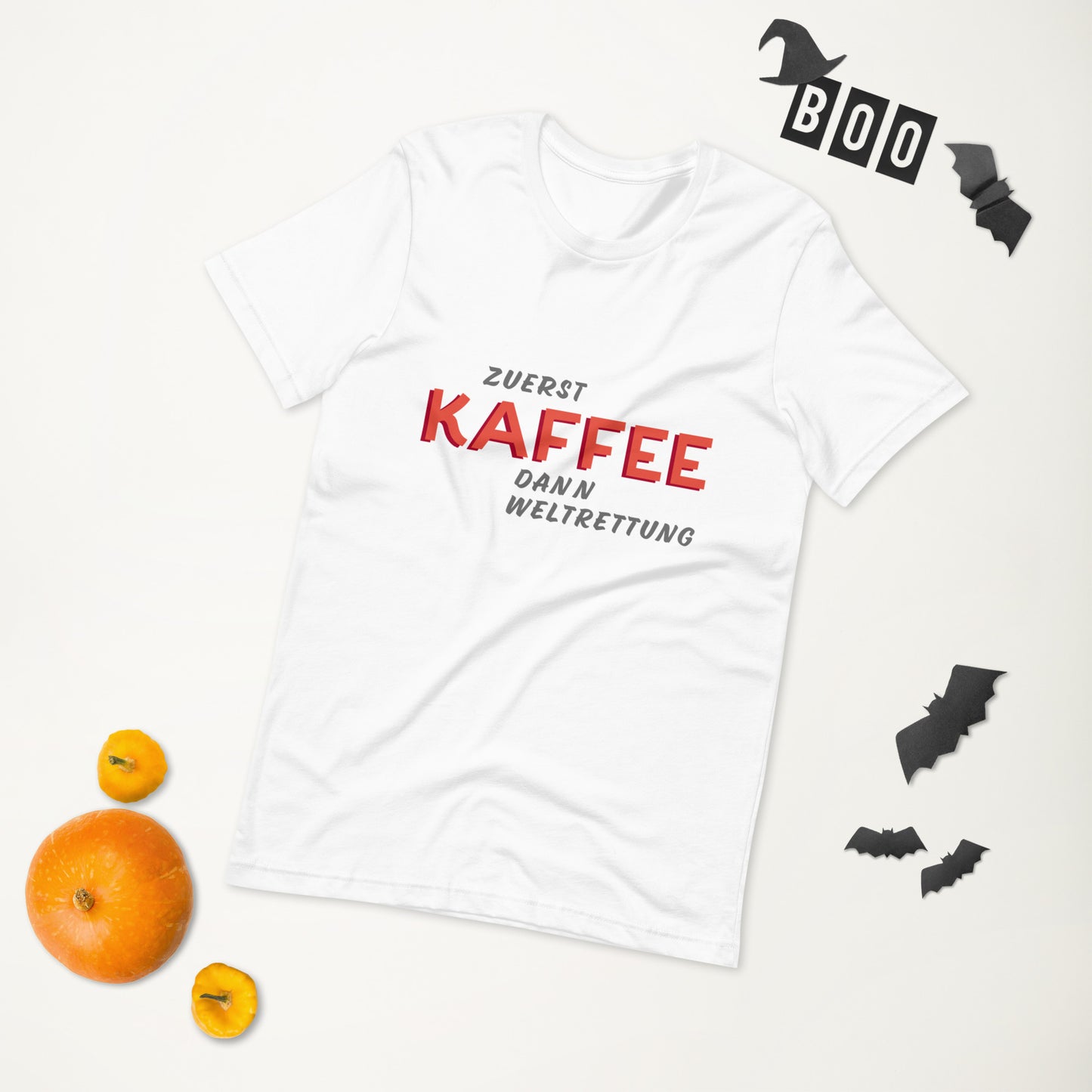 Unisex-T-Shirt "Weltrettung"