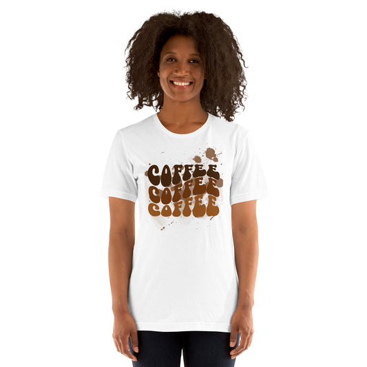 Unisex-T-Shirt "Kaffeefleck"