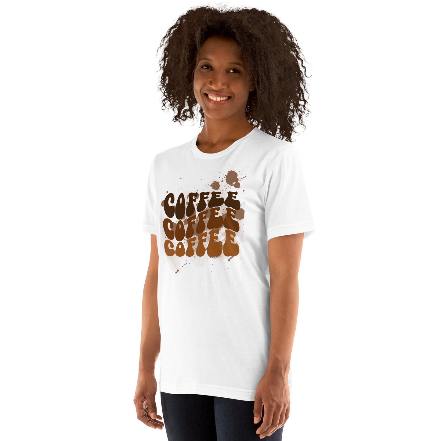 Unisex-T-Shirt "Kaffeefleck"